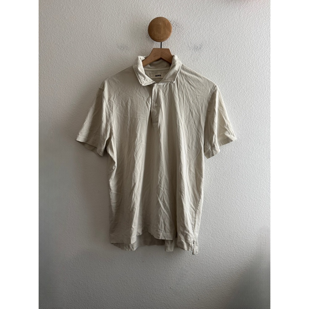 Buck Mason Mens Short Sleeve Polo Shirt Size Large